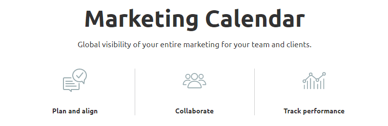 Marketing Calendar SEMrush